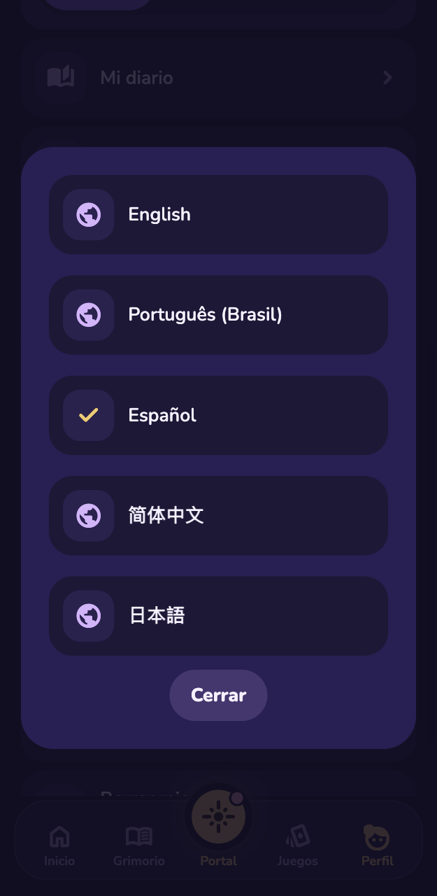 Arcanadore: Cinco idiomas para explorar