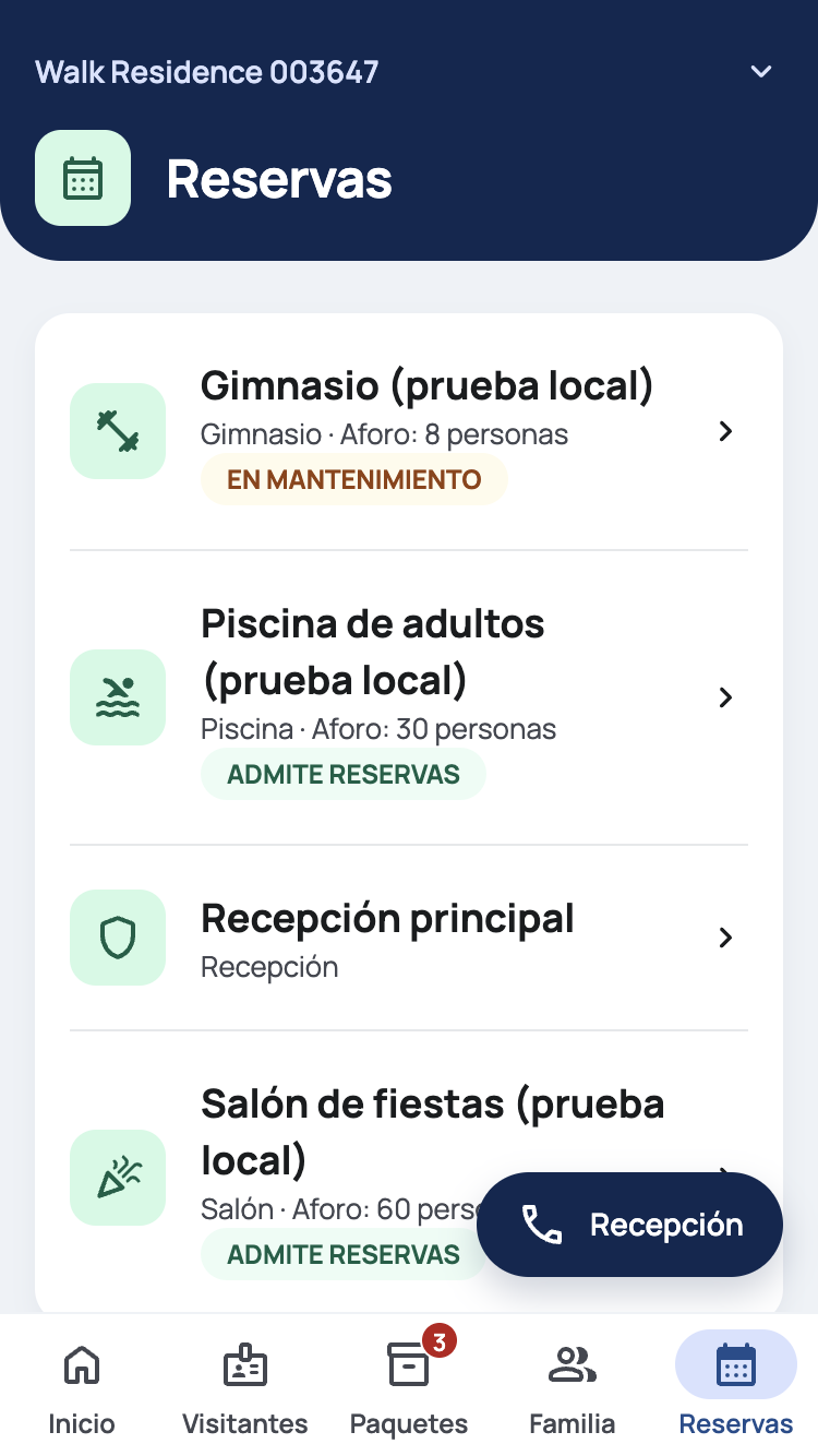Condo: Zonas comunes y reservas sin complicaciones