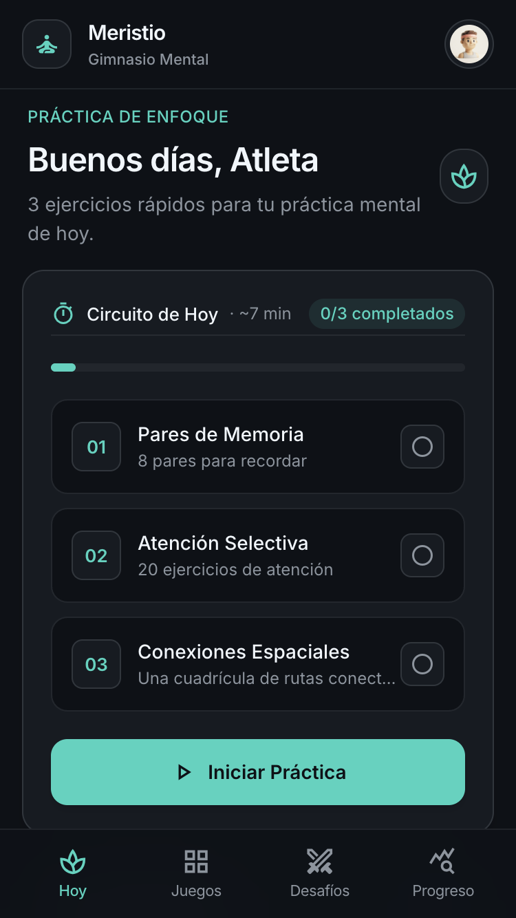 Meristio: Una rutina corta para empezar el día